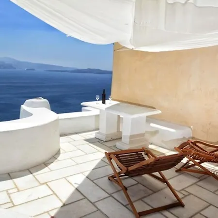 Amaya Bliss Caldera View-outdoor Hot Tub Oia Santorini Villa